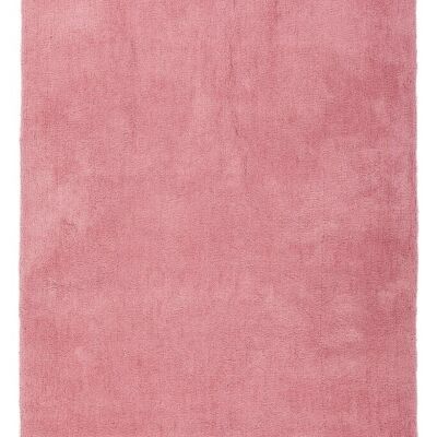 Tappeto Velluto rosa ciottolo 80 x 150 cm