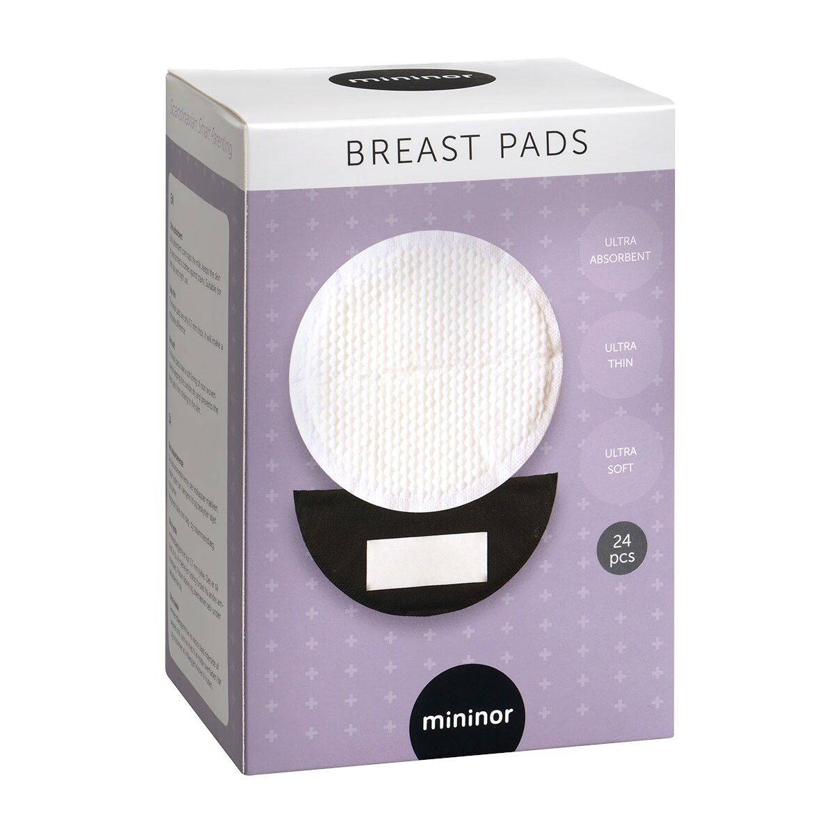 Coppette assorbilatte Mininor Nere