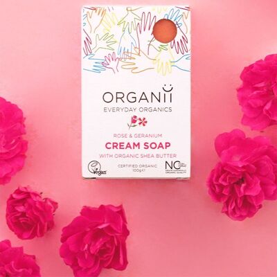 Rose & Geranium Cream Soap