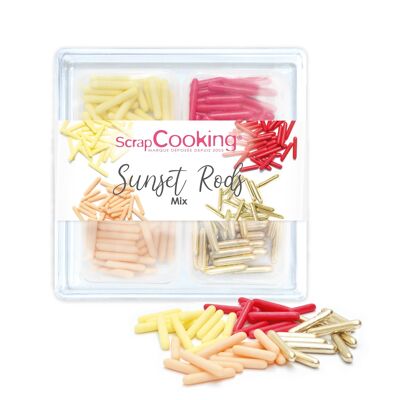 Sunset Rods Mix - 60g décors sucrés