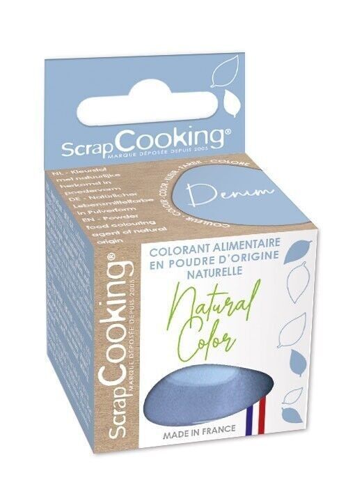 Colorant en poudre d'origine naturelle "Denim" 10g