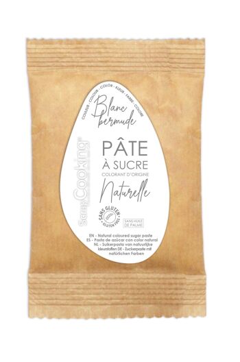 Pâte à sucre BLANC BERMUDE- 200g 1