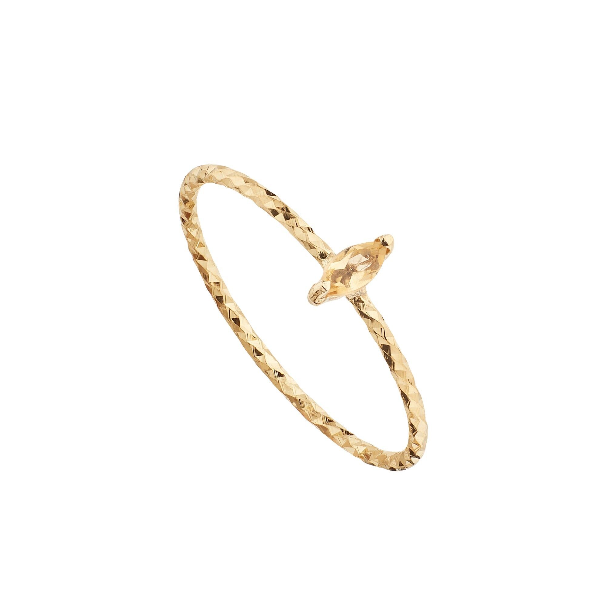 Anello con citrino di Shimla