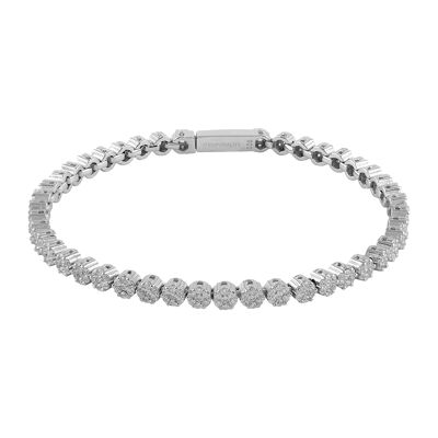Martina bracelet in silver and white zircons