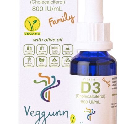 D3 Vitamin Veggunn Family