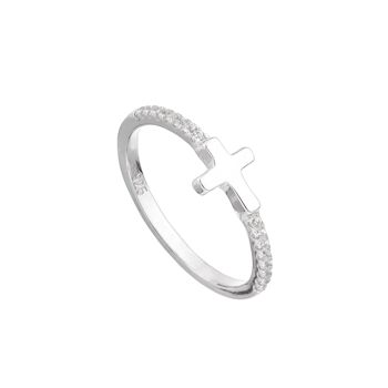 Bague Croix Argent 1