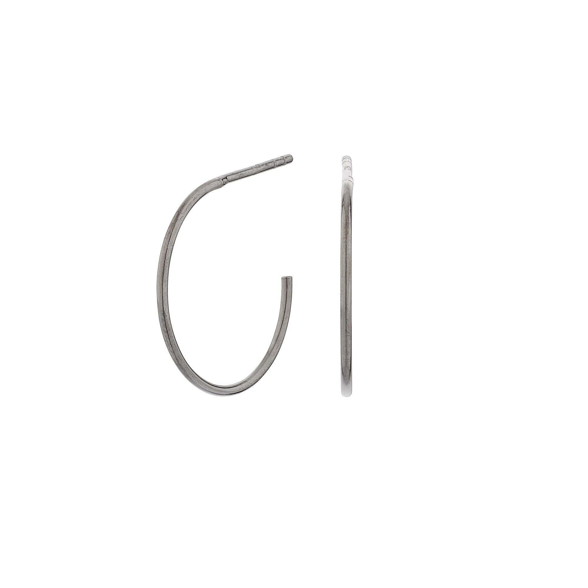 Orecchini a Cerchio Piccoli e Sottili Luna