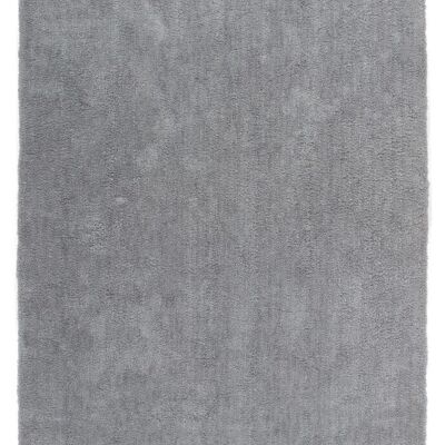 Tappeto in velluto argento 80 x 150 cm