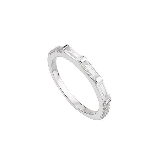 Anillo Baguette Plata