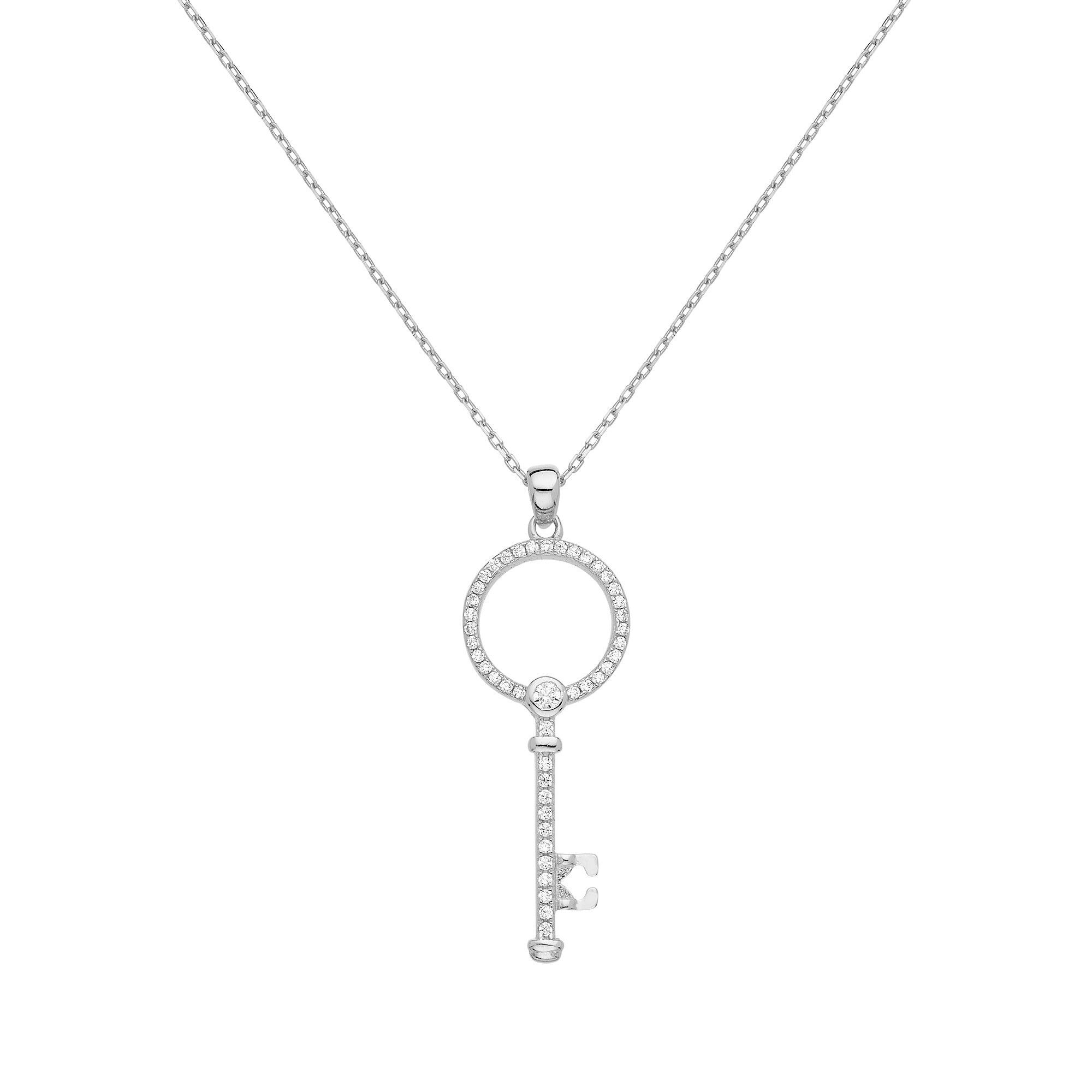 Collana chiave d'argento
