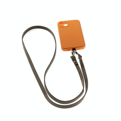 Schist Schist leather phone strap