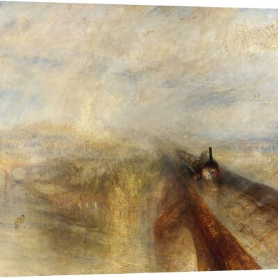 Toile de qualité musée William Turner, Pluie, vapeur et vitesse, The Great Western Railway