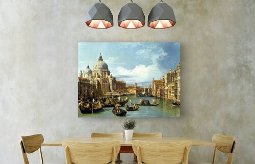 Quadro su tela di qualità museale Canaletto, L'ingresso del Grand Canal, Venezia