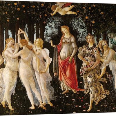 Quadro su tela di qualità museale Sandro Botticelli, Primavera