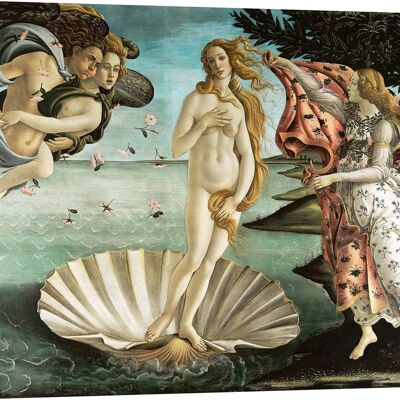 Sandro Botticelli, El nacimiento de Venus, impresión en lienzo con calidad de museo