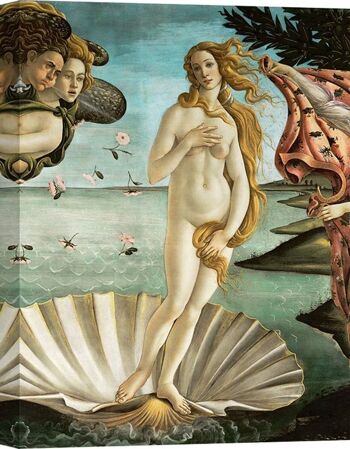 Toile Qualité Musée Sandro Botticelli, La Naissance de Vénus (détail) 1