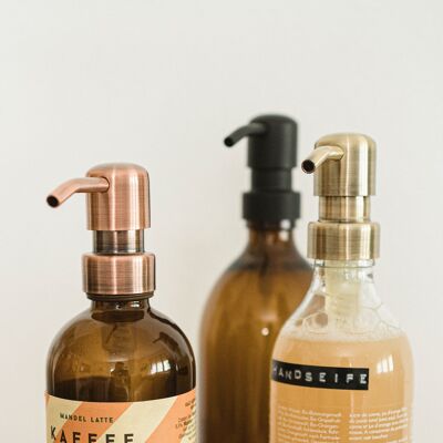 Upcycling pump head for soap dispenser, DIY, shampoo