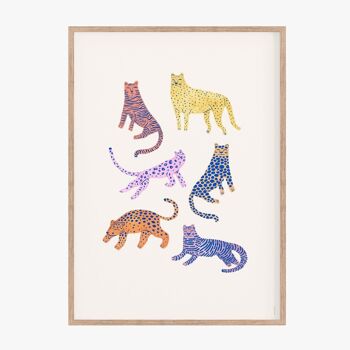 Affiche Big Cats - 18 x 24 cm 2