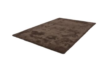 Tapis velours taupe 60 x 110 cm 2