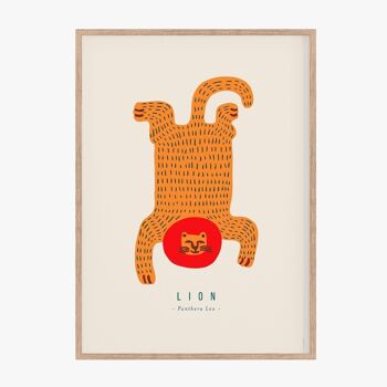 Affiche King Lion - 18 x 24 cm 2