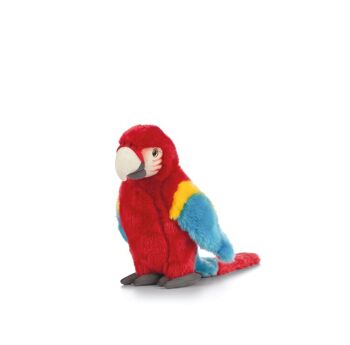 Perroquet Ara Rouge  -  Peluche Living Nature 1