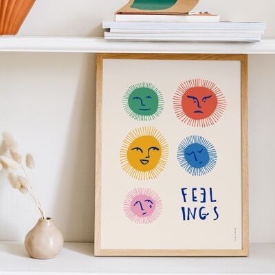 Poster My emotions - 50 x 70 cm