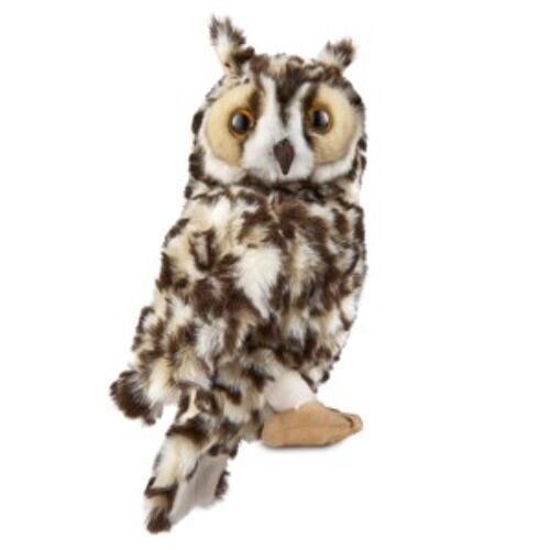 Hibou aux longues oreilles  -  Peluche Living Nature