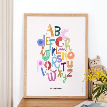 Affiche Mon alphabet I - 30 x 40 cm 1