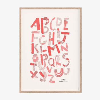 Affiche Mon alphabet II - 30 x 40 cm 2