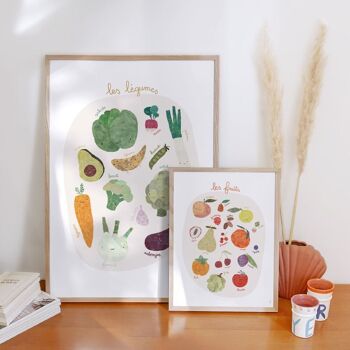 Affiche Petits légumes - 50 x 70 cm 1