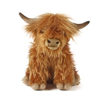 Grande Vache Highland Sonore -  Peluche Living Nature