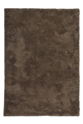 Tapis velours taupe 120 x 170 cm 1