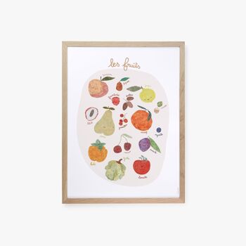 Affiche Salade de fruits - 18 x 24 cm 2