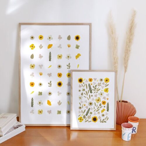 Affiche Sunflowers - 18 x 24 cm