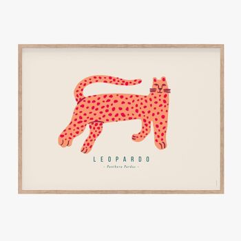Affiche Sweet Leopardo - 18 x 24 cm 2