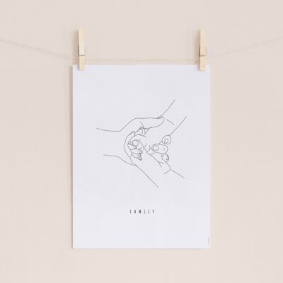 Poster We are one - 18 x 24 cm