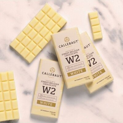 CALLEBAUT - FINEST BELGIAN CHOCOLATE -W2  MINI TABLETTE -  13,5G - 75 pièces