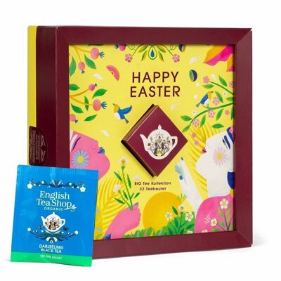 Colección de té "Felices Pascuas", regalo de Pascua, BIO, 32 bolsitas de té