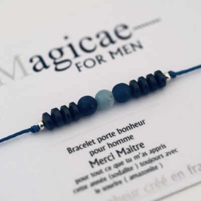 Men's Lucky Bracelet "THANK YOU MASTER"