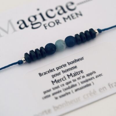 Men's Lucky Bracelet "THANK YOU MASTER"