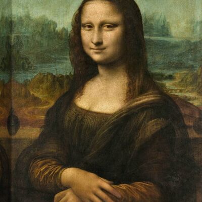 Quadro su tela di qualità museale Leonardo da Vinci, Monna Lisa (Gioconda)