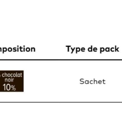 CALLEBAUT - Chocobase 10 % chocolat noir  - 0,8kg