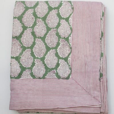 Tablecover Shanti green 150 x 240 cm