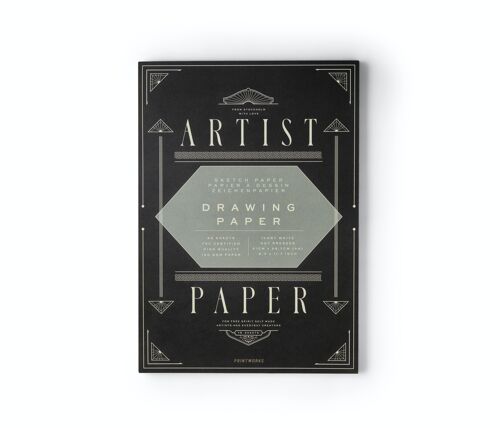 Bloc de papier à dessin - Art - 50 feuilles 150g - Printworks