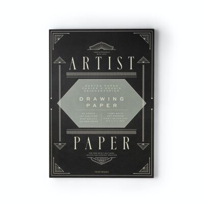 Bloc de papier à dessin - Art - 50 feuilles 150g - Printworks