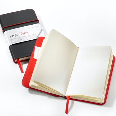 DiaryFlex Notizbuch 100 g/m², 11,5x19 cm, 80 Blatt / 160 Seiten