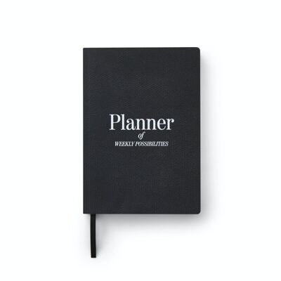 Wochenplaner - Planung - Planer - Schwarz - Printworks