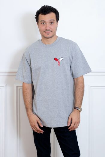 TEE-SHIRT GRIS GELULE 1