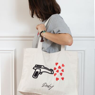 Tote Bag grand format "BANG BANG"