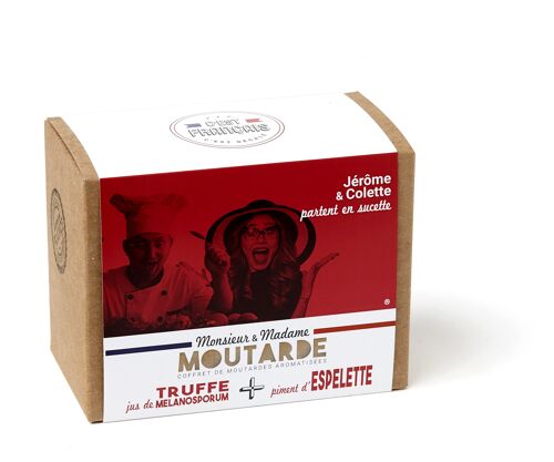 “M. & Mme Moutarde” : Jérôme & Colette
Jus de Truffe Melanosporum & Piment d'Espelette